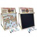 Wood Standing Double Sided Magnetic Drawing Board for Boys and Girls